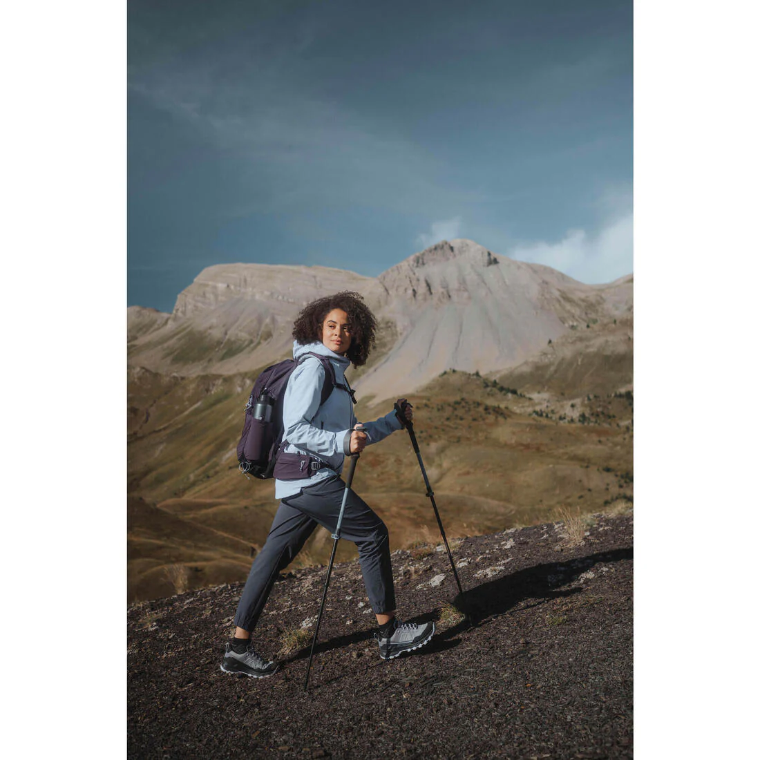 Sac à dos de randonnée ventilé 25L, MH500 khaki - Image 73