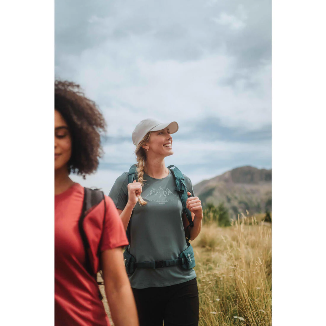 Sac à dos de randonnée ventilé 25L, MH500 khaki - Image 76