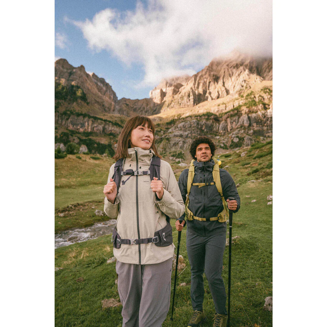 Sac à dos de randonnée ventilé 25L, MH500 khaki - Image 77