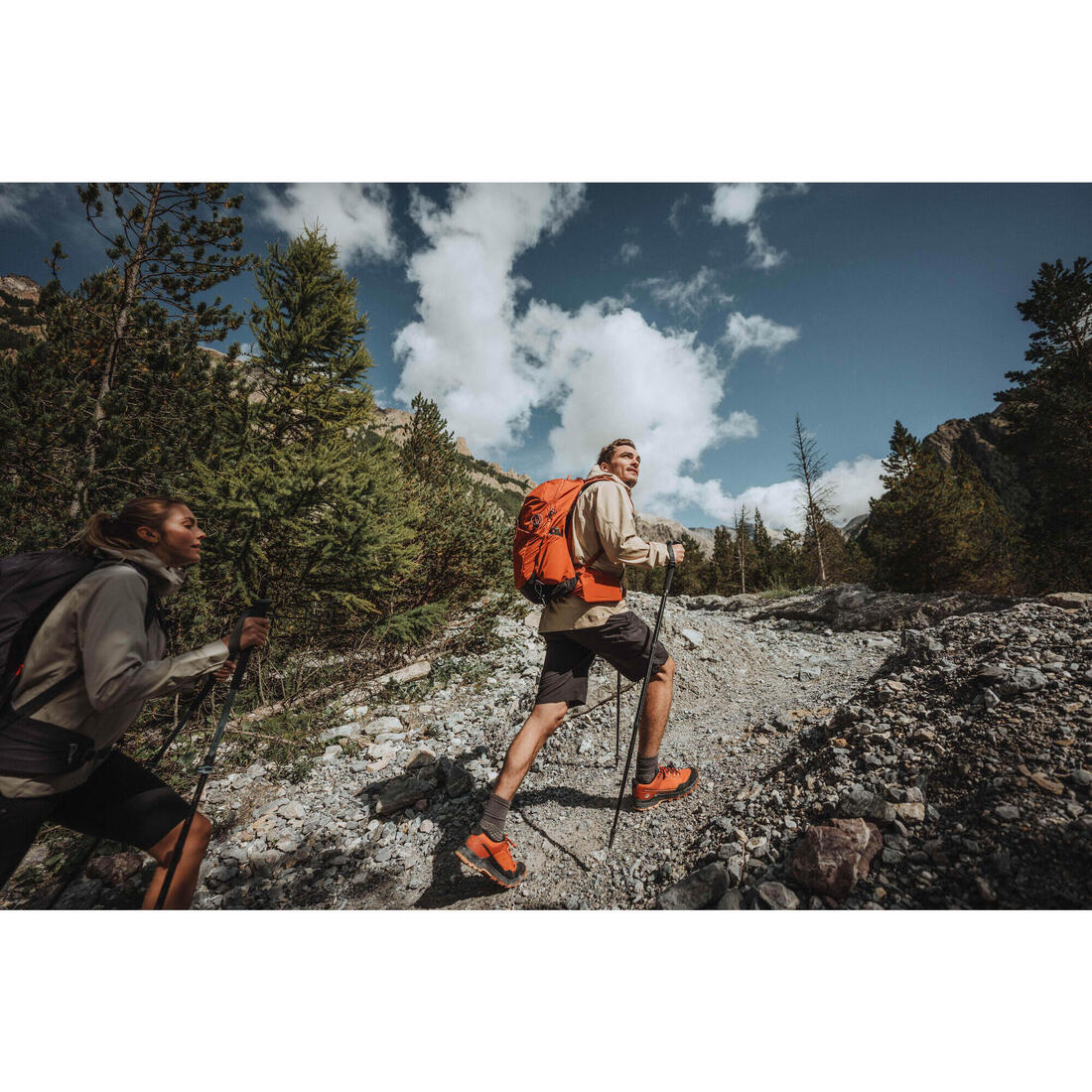 Sac à dos de randonnée ventilé 25L, MH500 khaki - Image 78