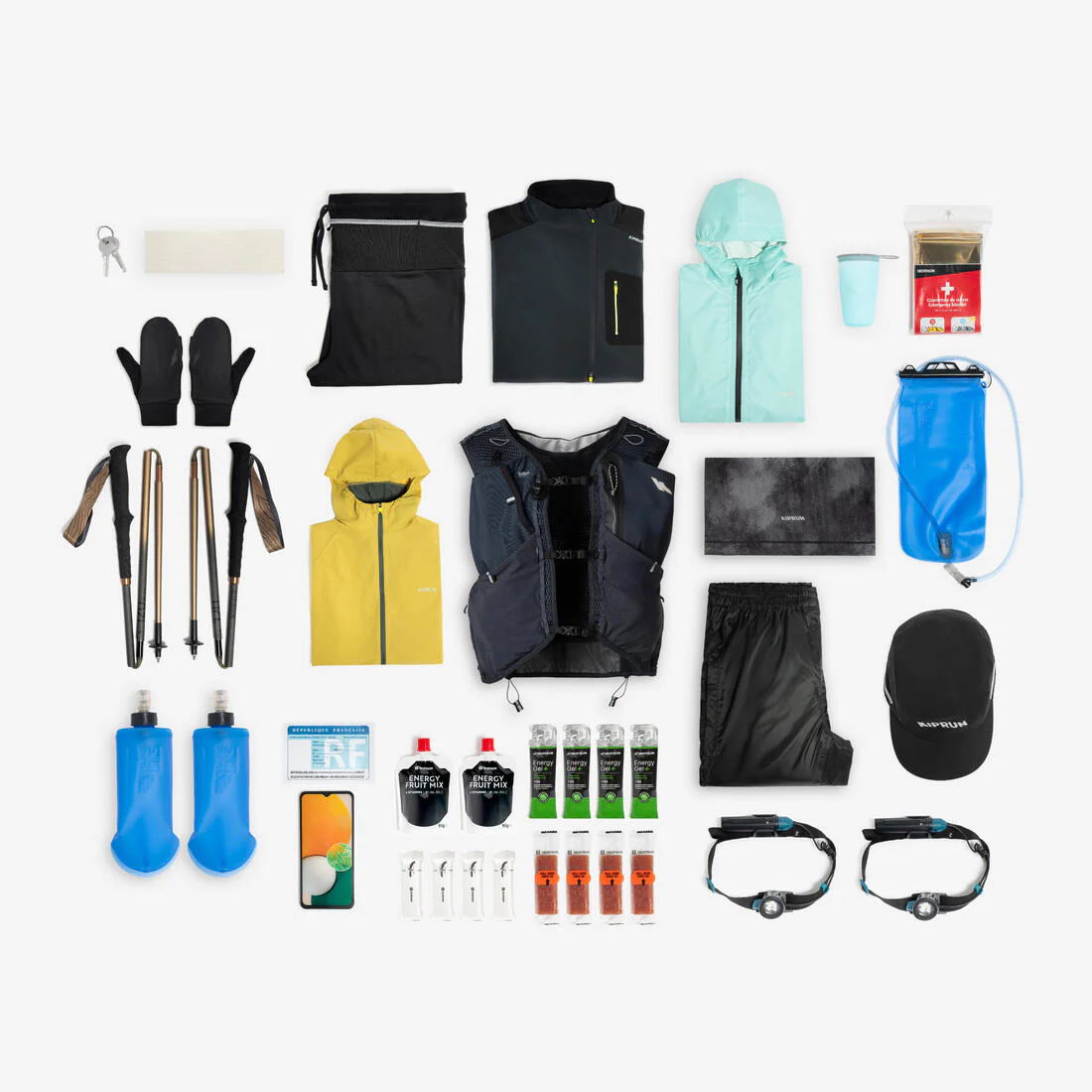 Sac trail running 10l mixte - vendu avec poche à eau 1l - Image 10