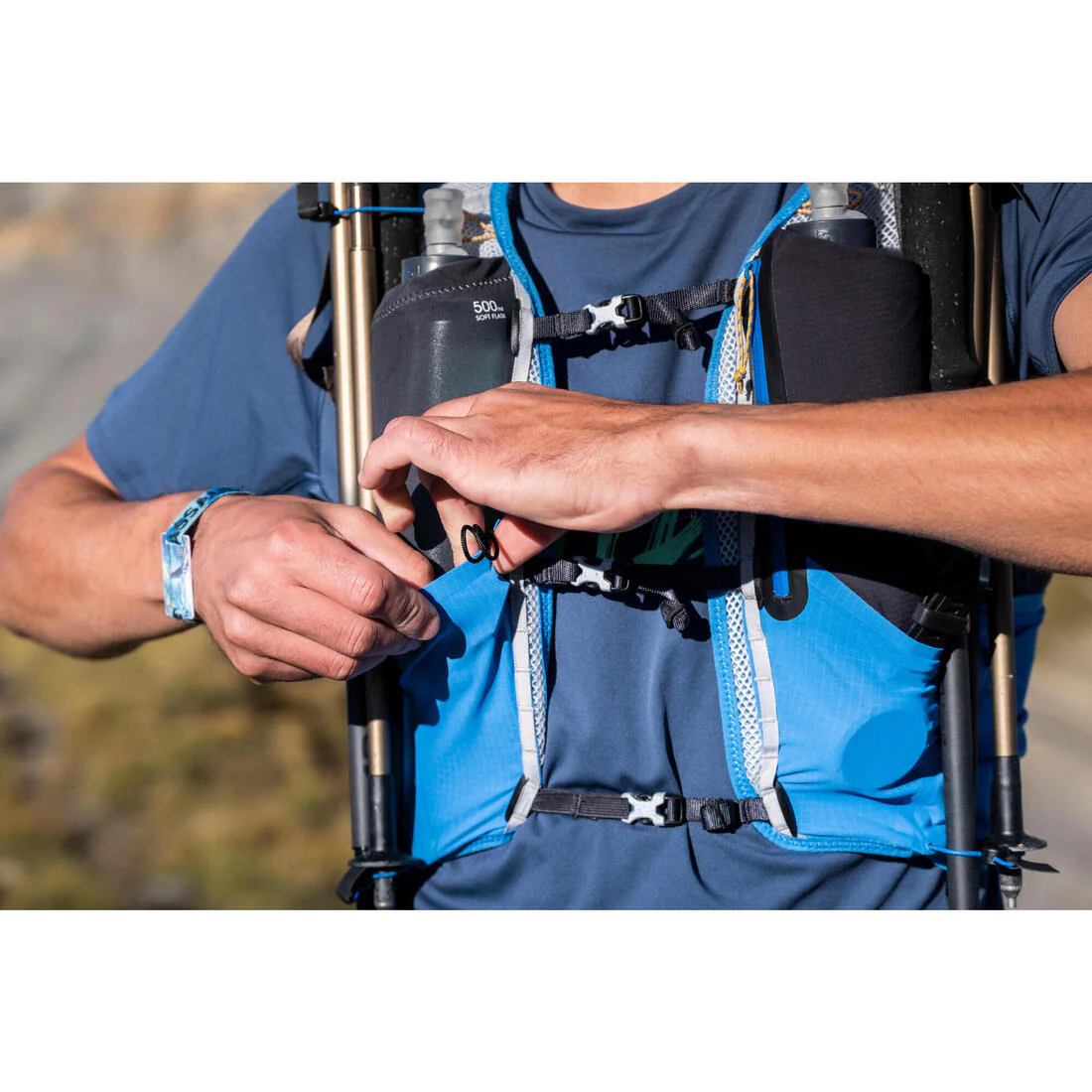 Sac trail running 10l mixte - vendu avec poche à eau 1l - Image 54