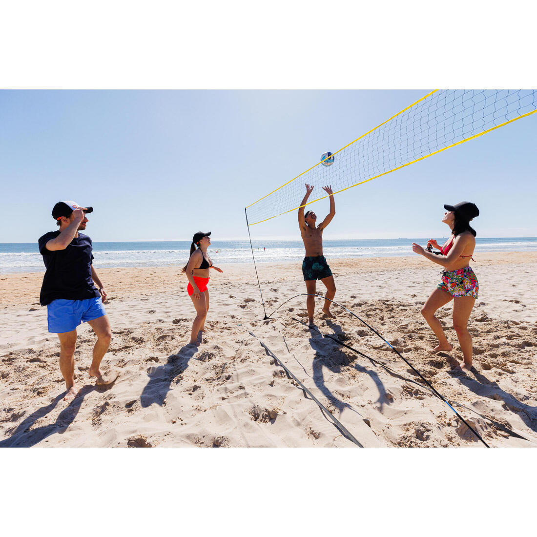 Set (Filet et poteaux) de Beach Sport d'initiation BS100 - Image 10