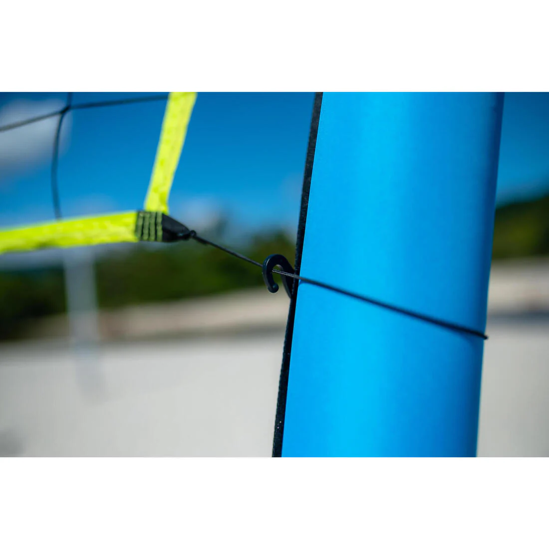 Set (Filet et structure) de Beach volley 500 gonflable bleu - Image 18