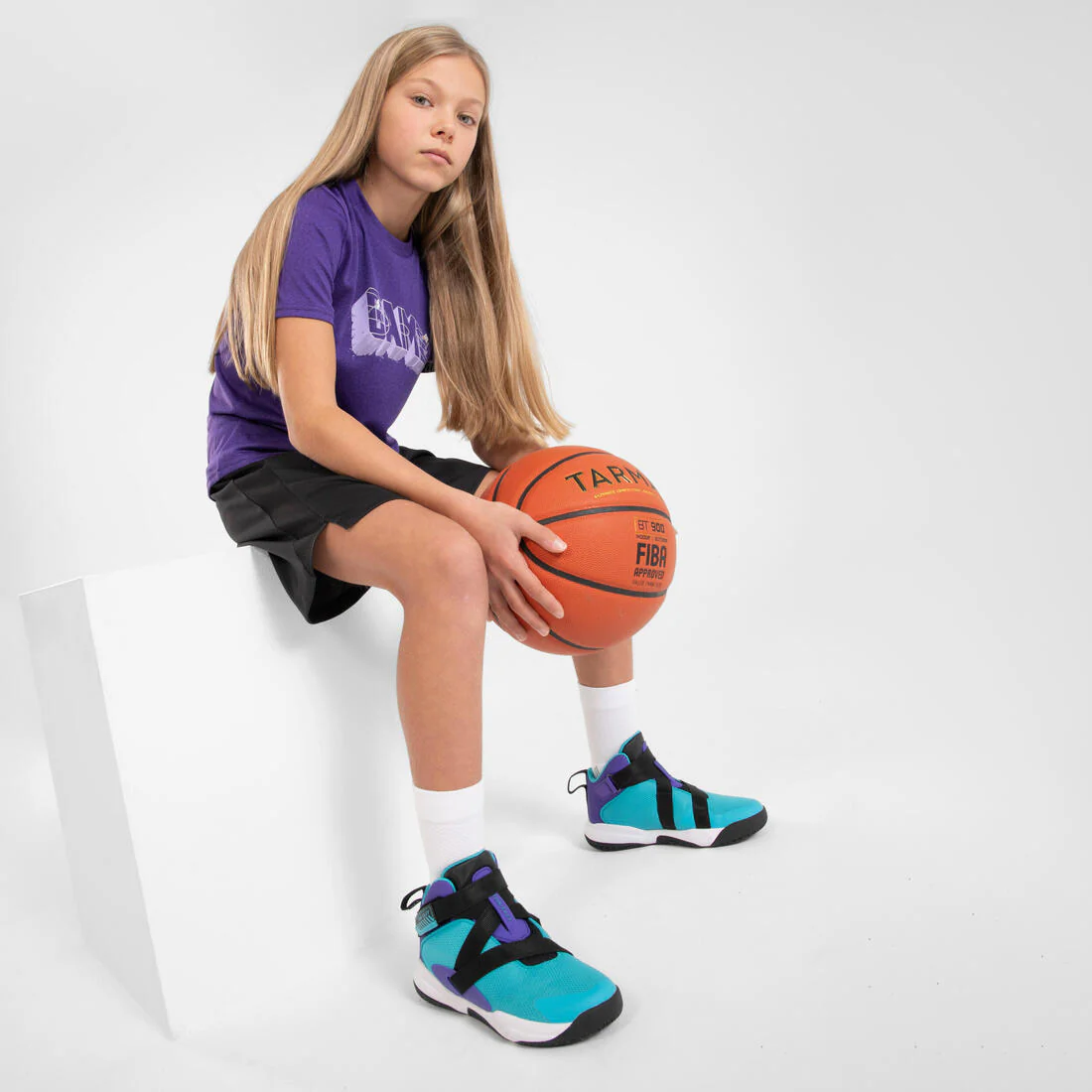 SHORT DE BASKETBALL ENFANT - SH500 - Image 4