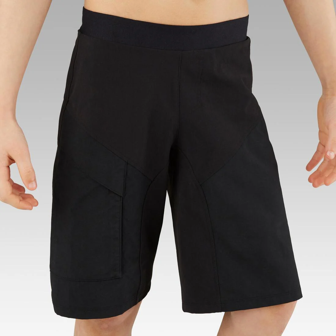 SHORT VTT ENFANT 500 NOIR - Image 3