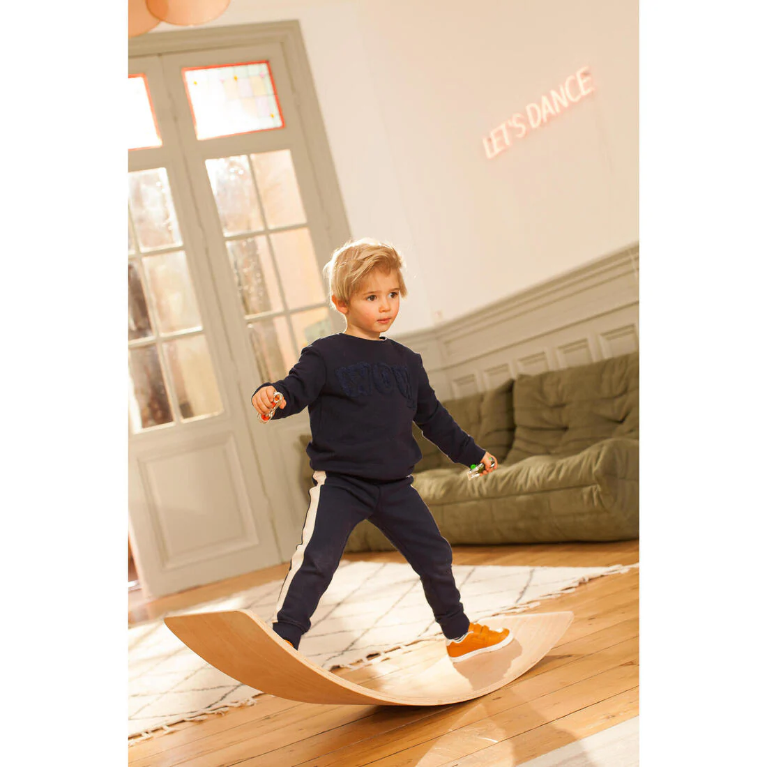 Sweat bébé - basique bleu marine avec motifs - Image 11