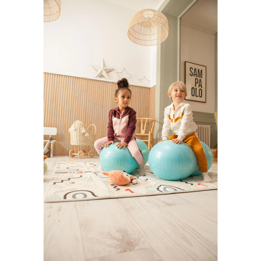 Sweat Zippé bébé Basique, bleu et - Image 11