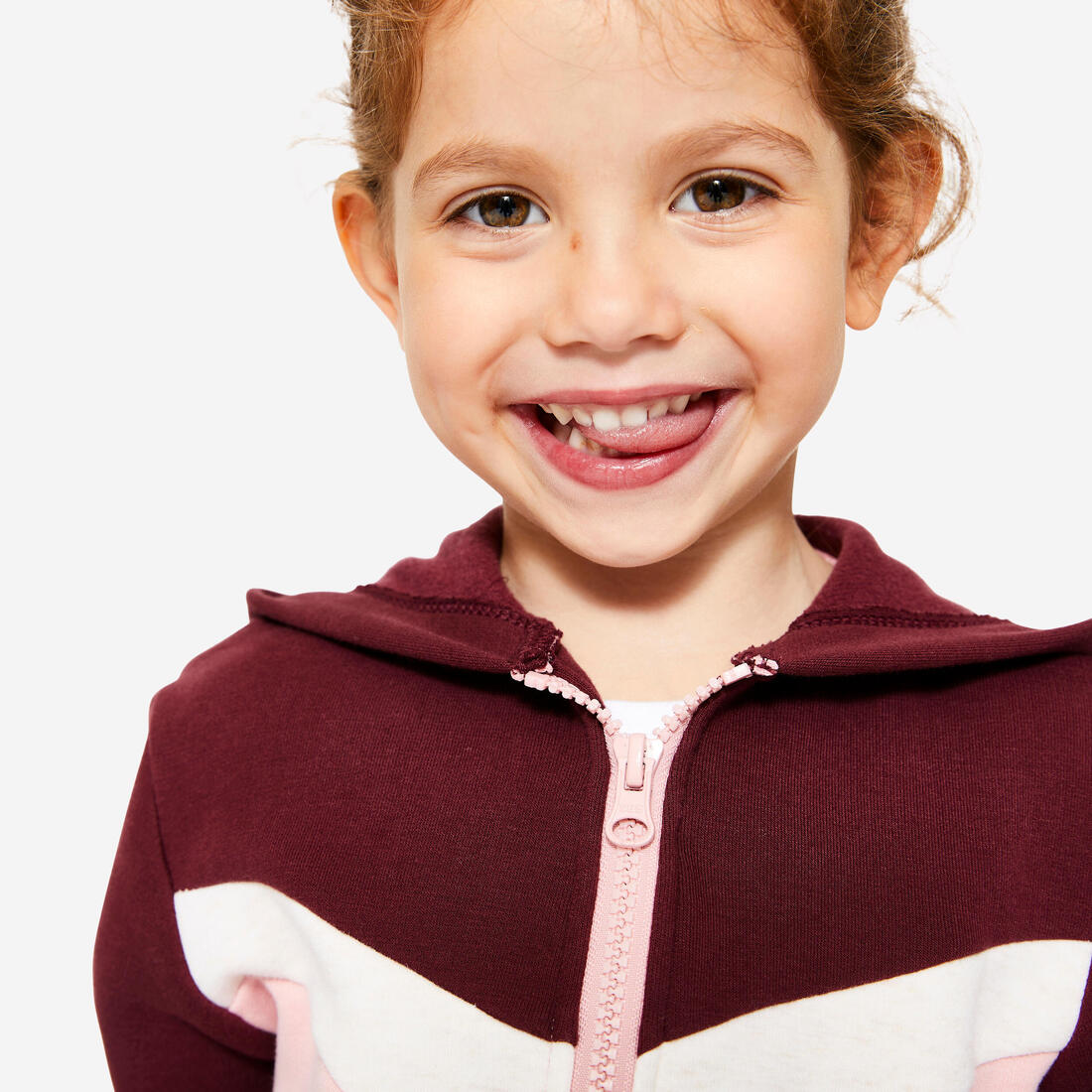 Sweat Zippé bébé Basique, bleu et - Image 3