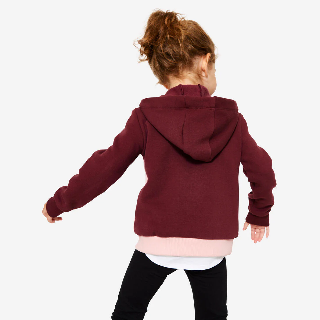 Sweat Zippé bébé Basique, bleu et - Image 4