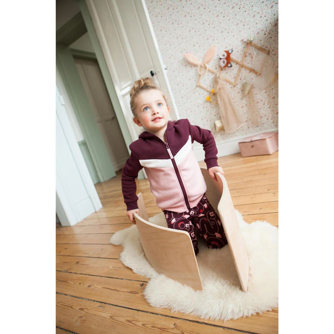 Sweat Zippé bébé Basique, bleu et - Image 7