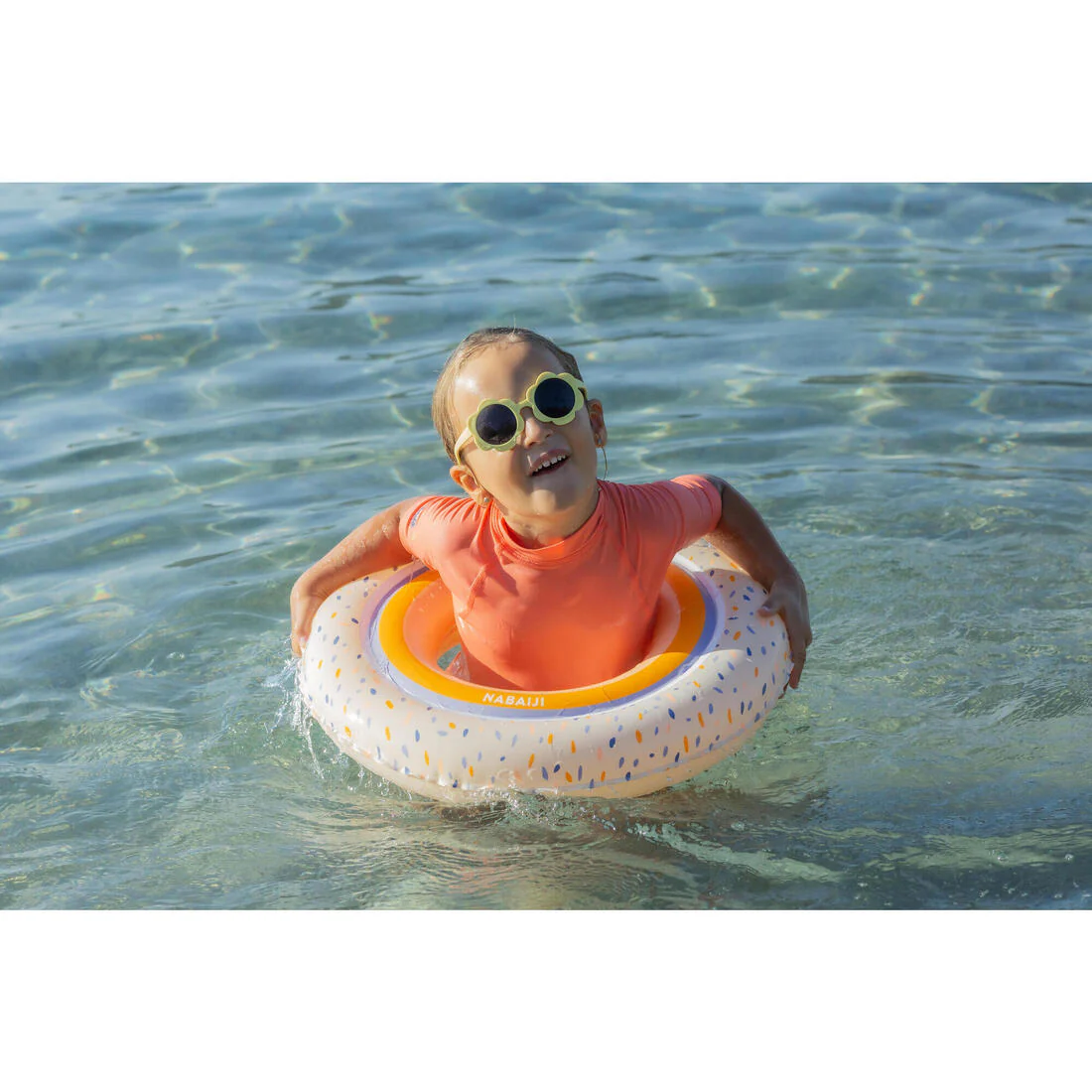 T-shirt anti uv bébé manches courtes corail - Image 33