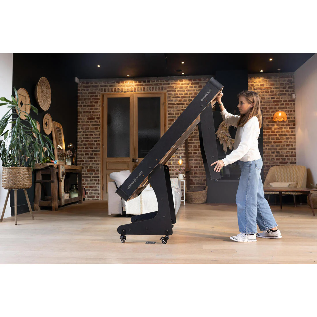 Table de billard pliable américain - BT 500 US tapis gris - Image 18