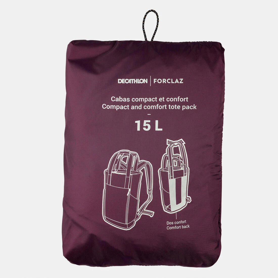 Tote bag 2en1 compact 15L, Travel - Image 7