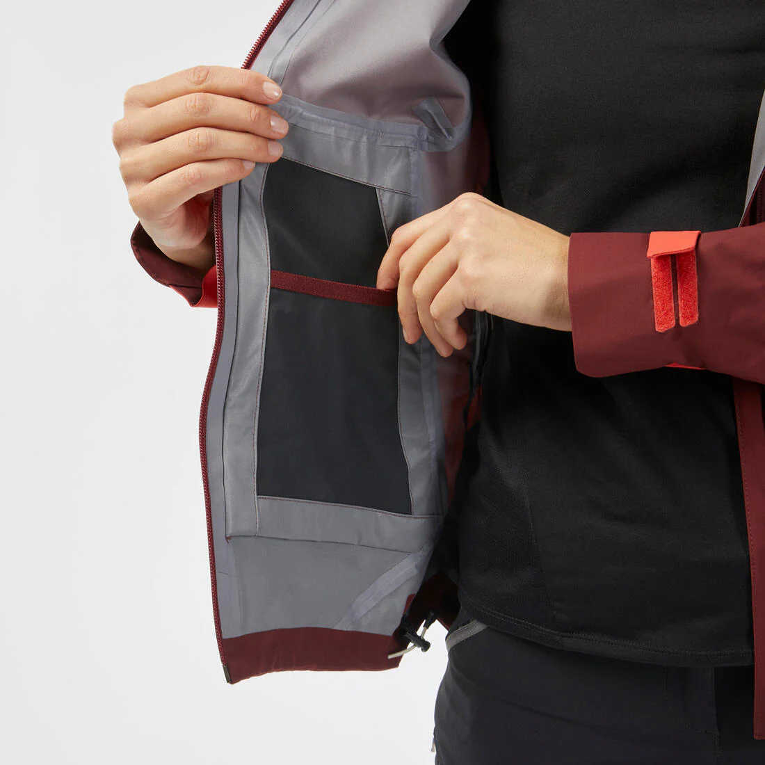 Veste de randonnée montagne imperméable femme, MH500 - Image 17