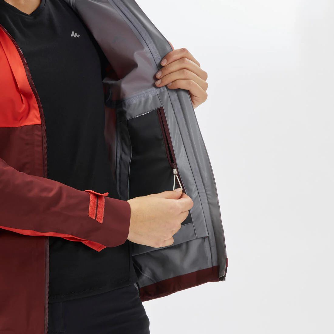 Veste de randonnée montagne imperméable femme, MH500 - Image 19