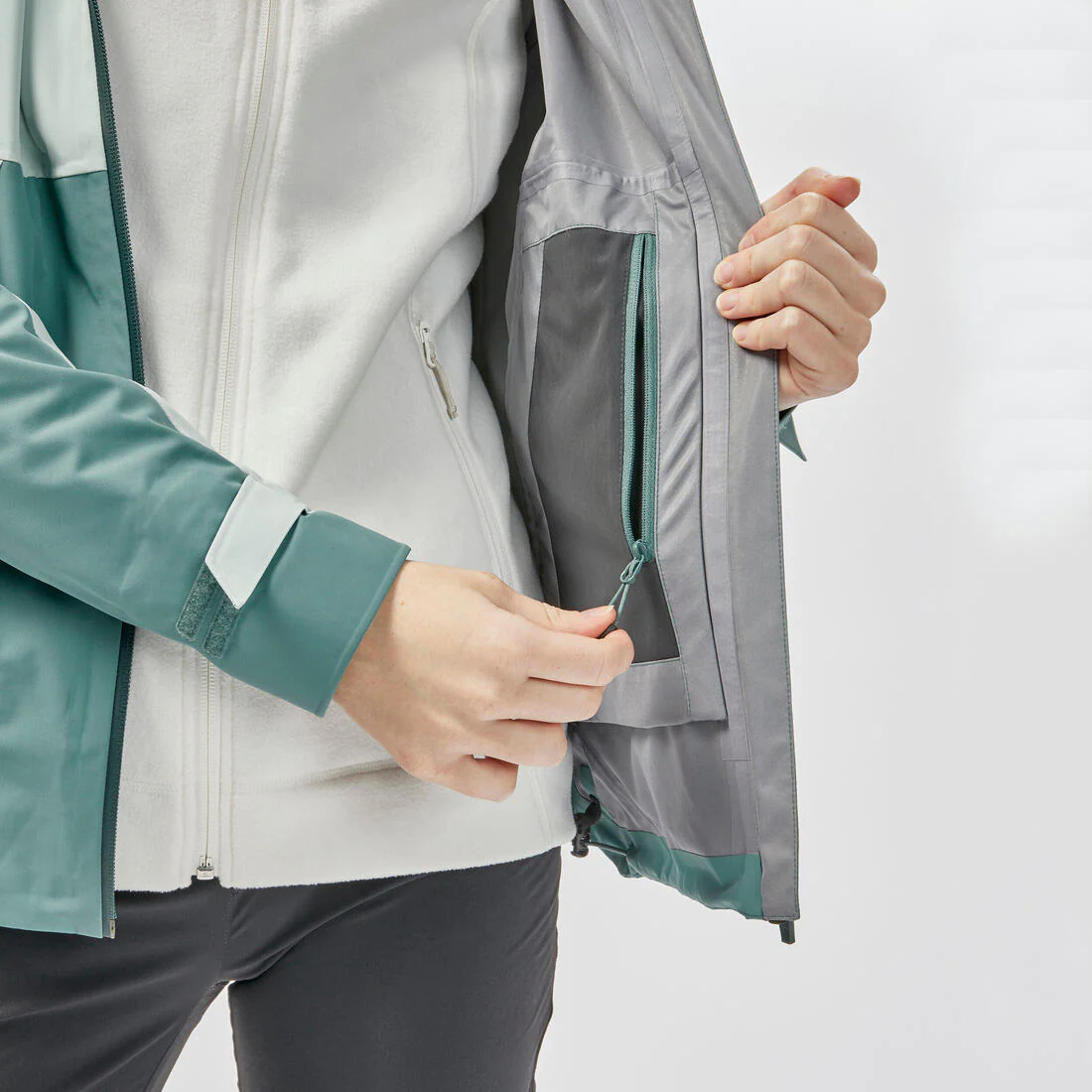 Veste de randonnée montagne imperméable femme, MH500 - Image 21