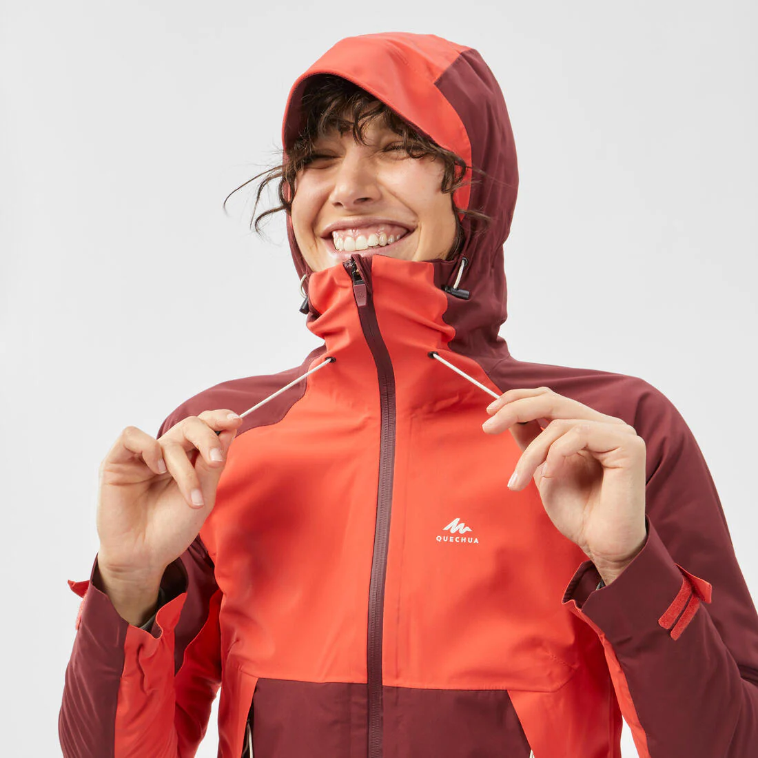 Veste de randonnée montagne imperméable femme, MH500 - Image 27