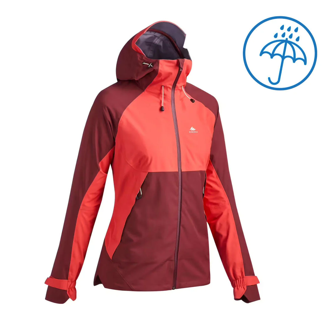 Veste de randonnée montagne imperméable femme, MH500 - Image 3