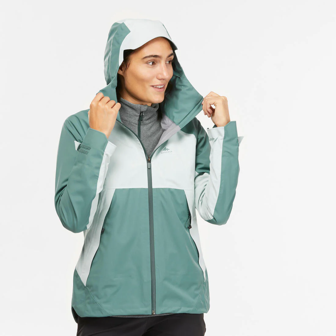 Veste de randonnée montagne imperméable femme, MH500 - Image 34