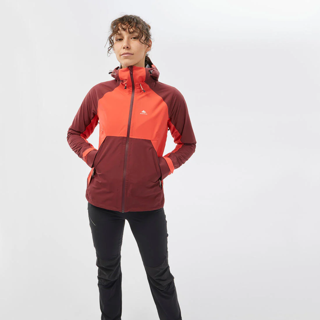 Veste de randonnée montagne imperméable femme, MH500 - Image 36