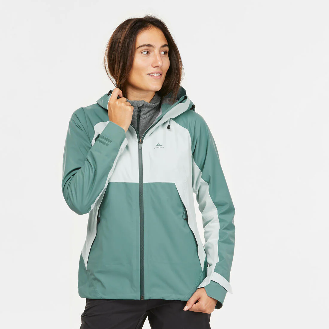 Veste de randonnée montagne imperméable femme, MH500 - Image 42