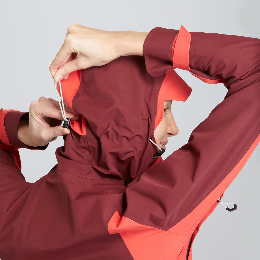 Veste de randonnée montagne imperméable femme, MH500 - Image 43