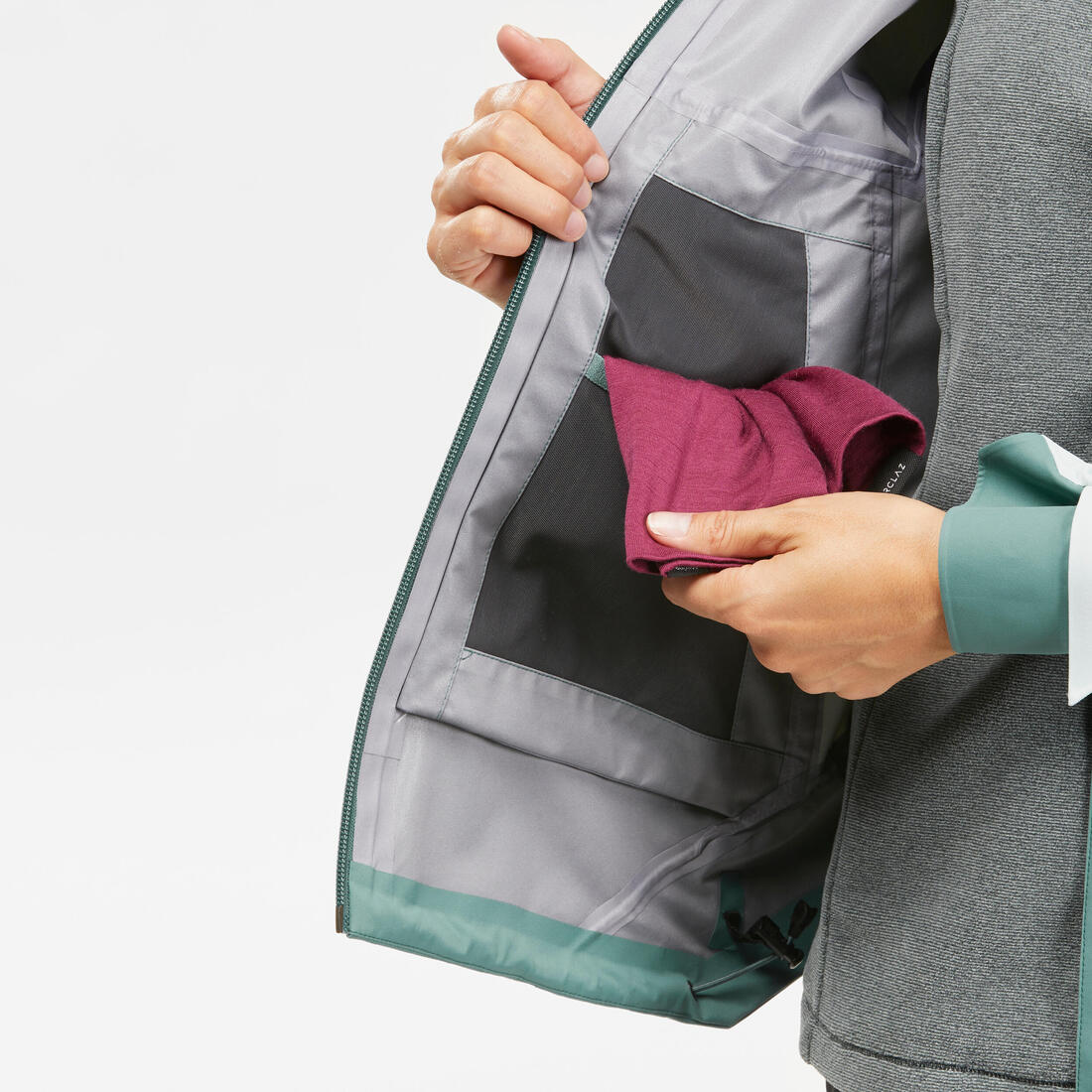 Veste de randonnée montagne imperméable femme, MH500 - Image 52