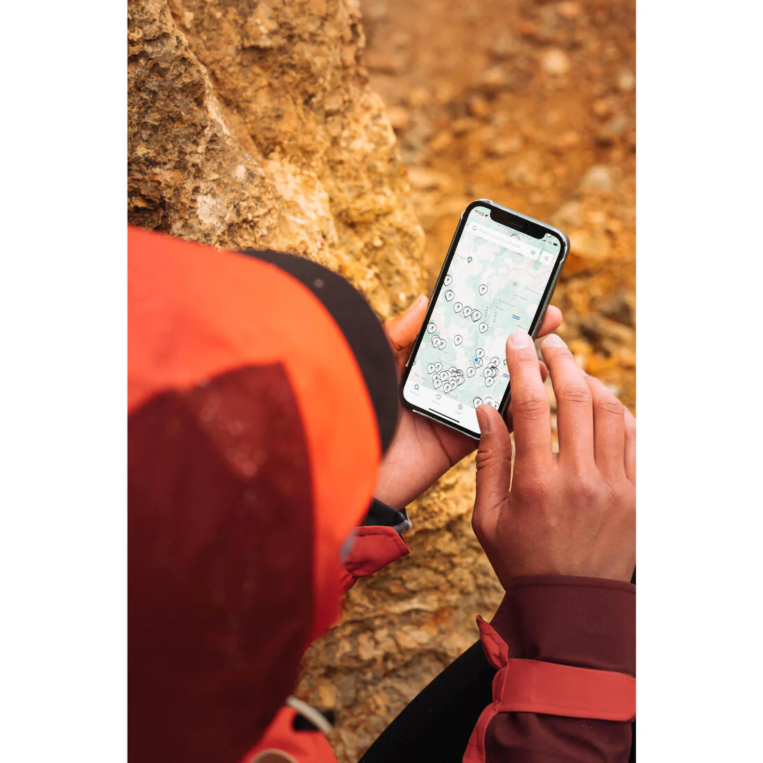 Veste de randonnée montagne imperméable femme, MH500 - Image 59