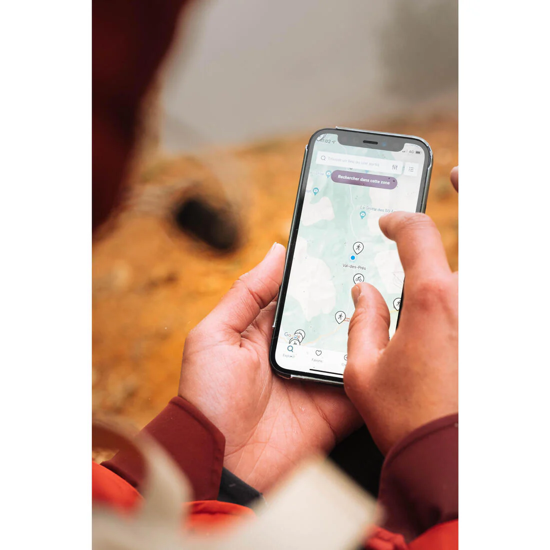 Veste de randonnée montagne imperméable femme, MH500 - Image 61