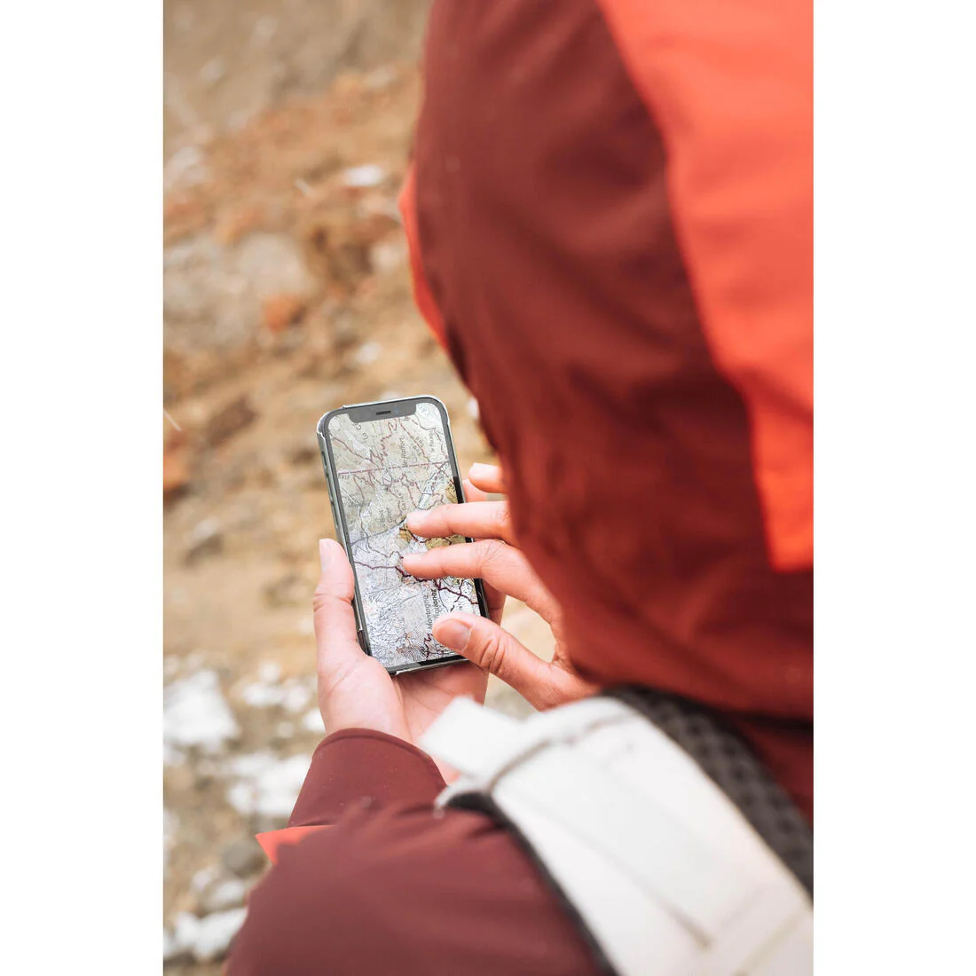 Veste de randonnée montagne imperméable femme, MH500 - Image 62